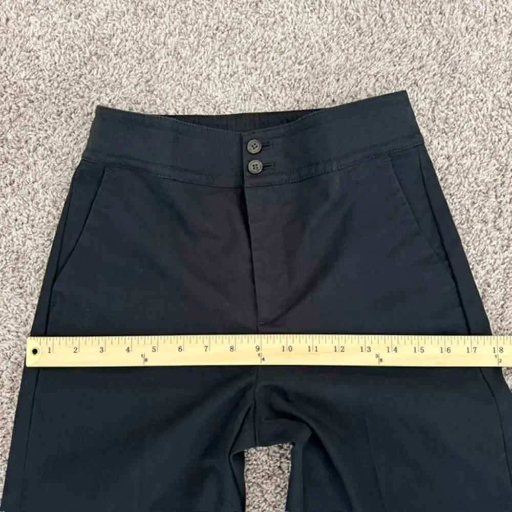 J. Crew Super Wide Leg Pants Women's 4P High Waisted Flare Black‎ Bell Bottom